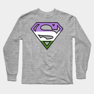 Super Genderqueer Pride Long Sleeve T-Shirt